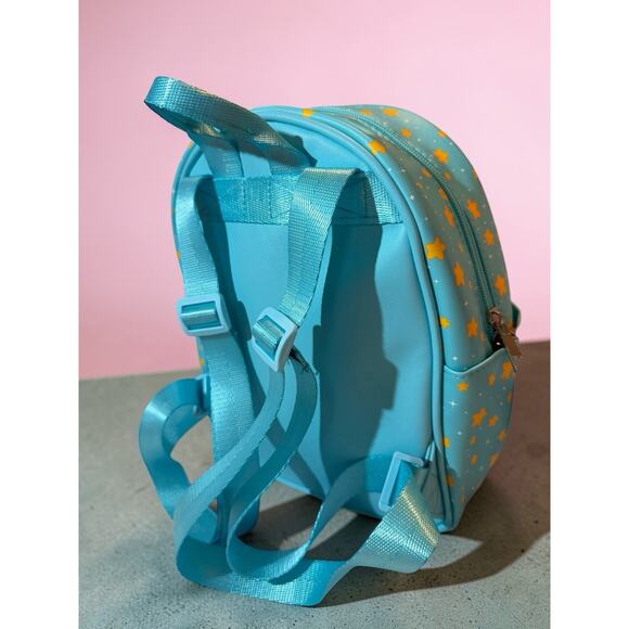 Care Bears Kids Backpack Blue Multicolor Canvas Cartoon Adjustable Strap Pockets main image 4